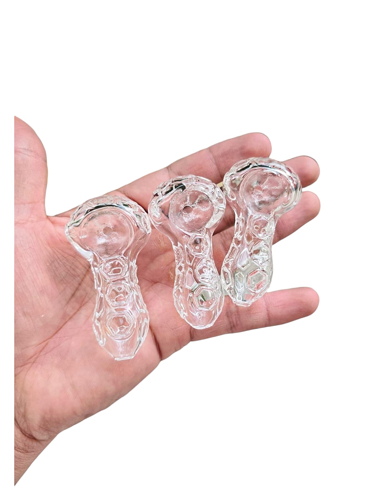 Mini Pipa Vidrio In1 Transparente 1 Pieza