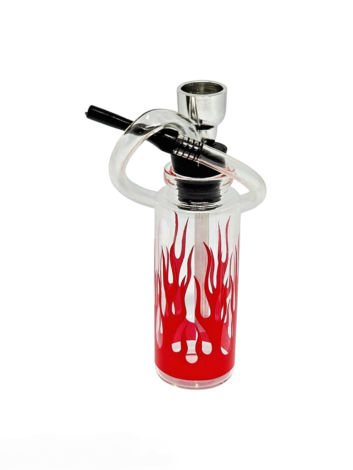 Mini Bong Manguera Transparente con Figuras