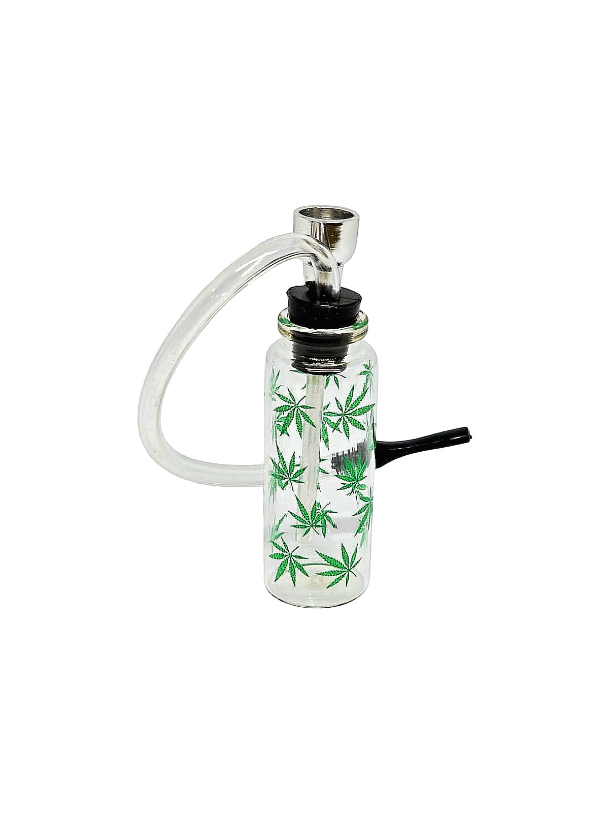 Mini Bong Manguera Transparente con Figuras