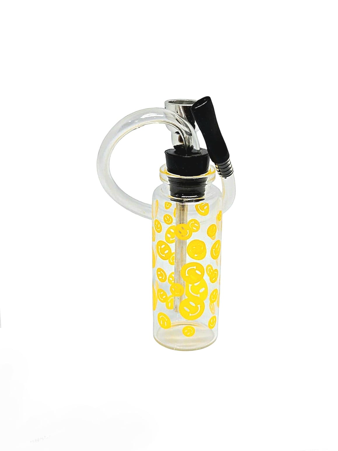 Mini Bong Manguera Transparente con Figuras