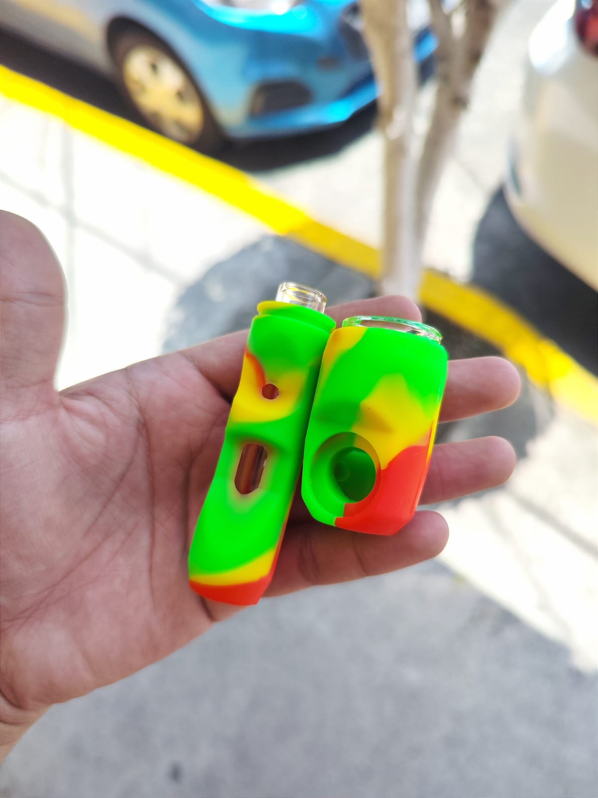 Pipa Hamer 2en1 Vidrio interno