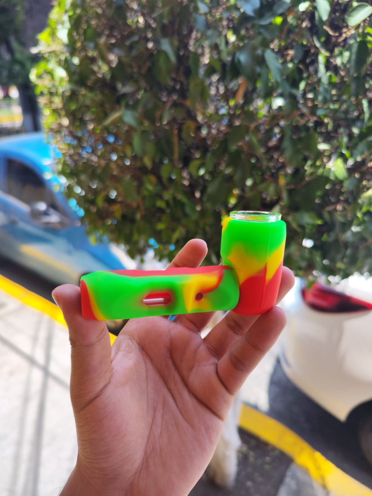 Pipa Hamer 2en1 Vidrio interno