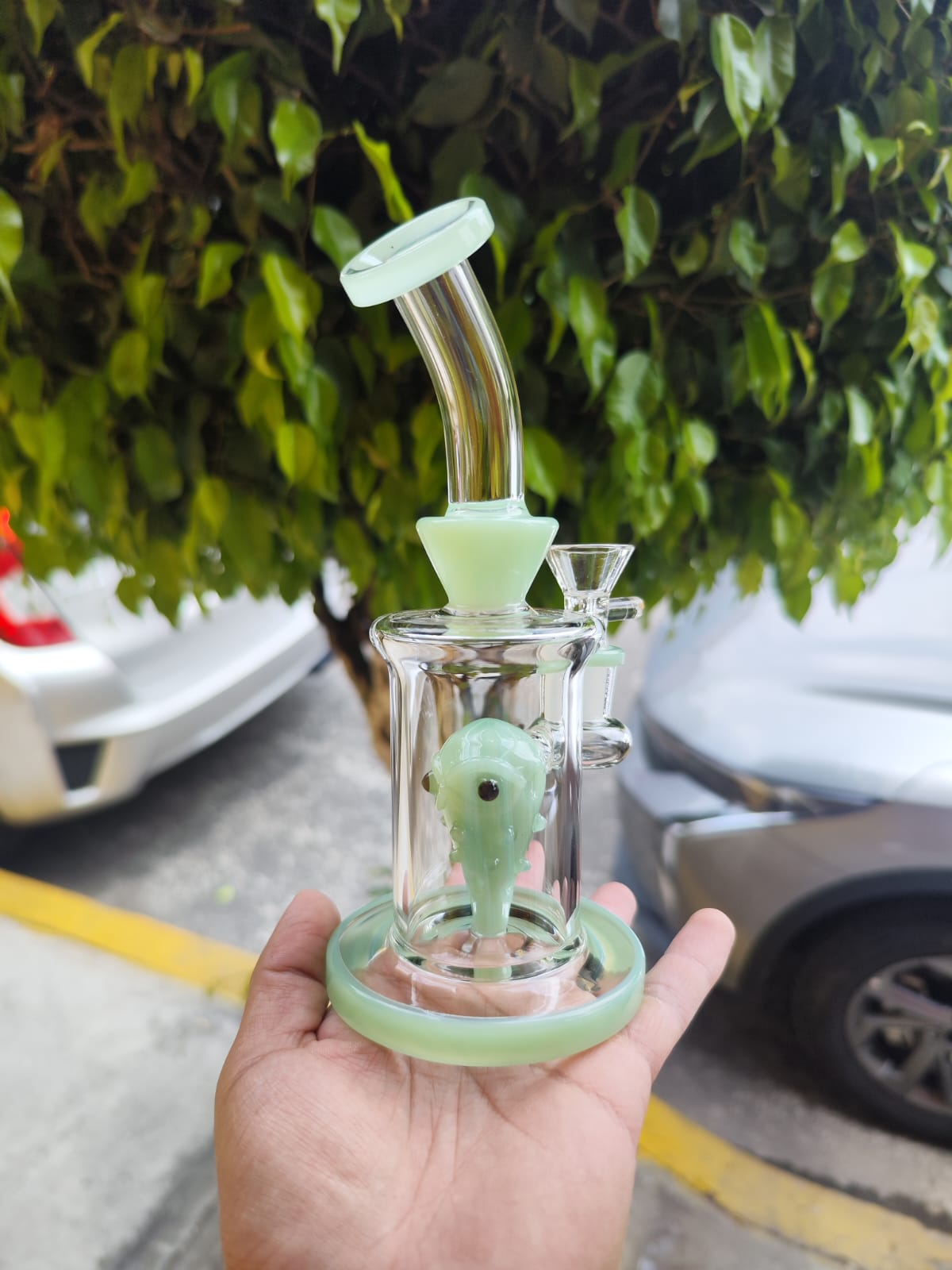 Bong Mounstruo 23cm Vidrio