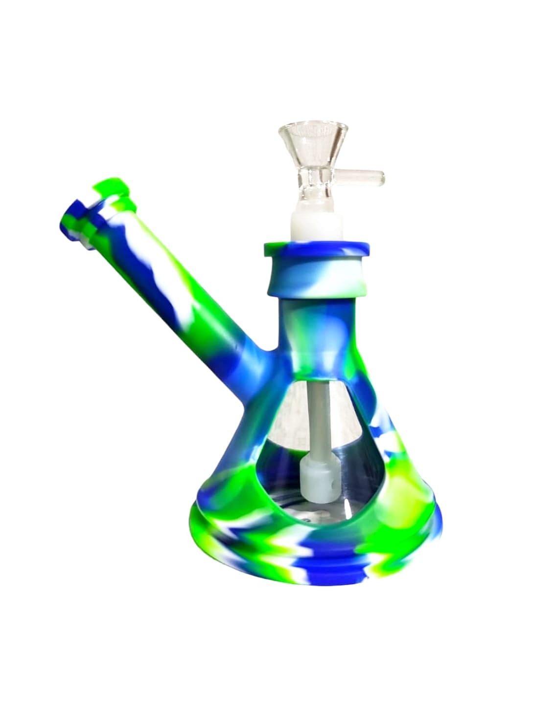 Bong Piramide Silicon Vidrio