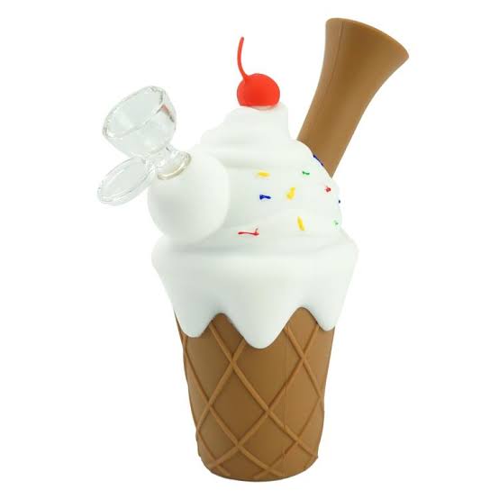 Bong Silicon Forma de Helado