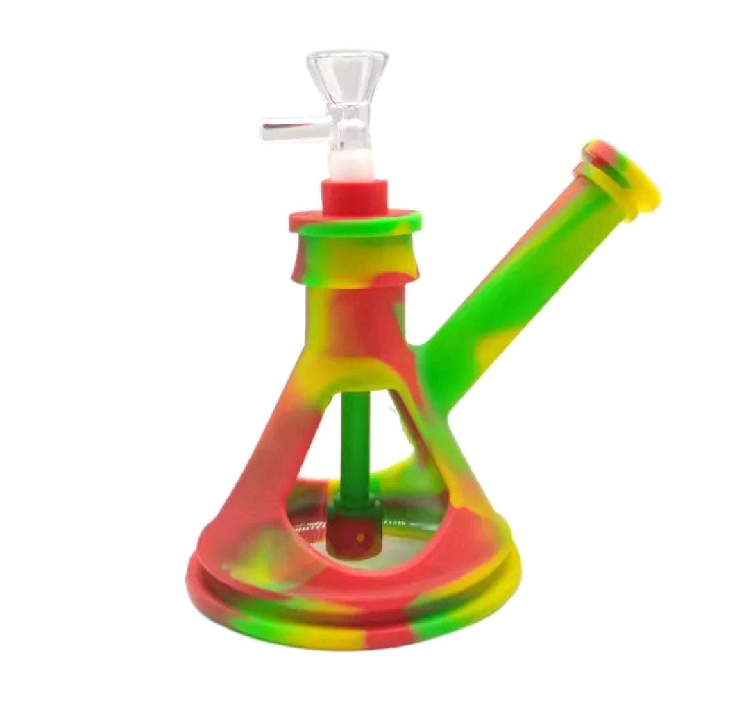 Bong Piramide Silicon Vidrio