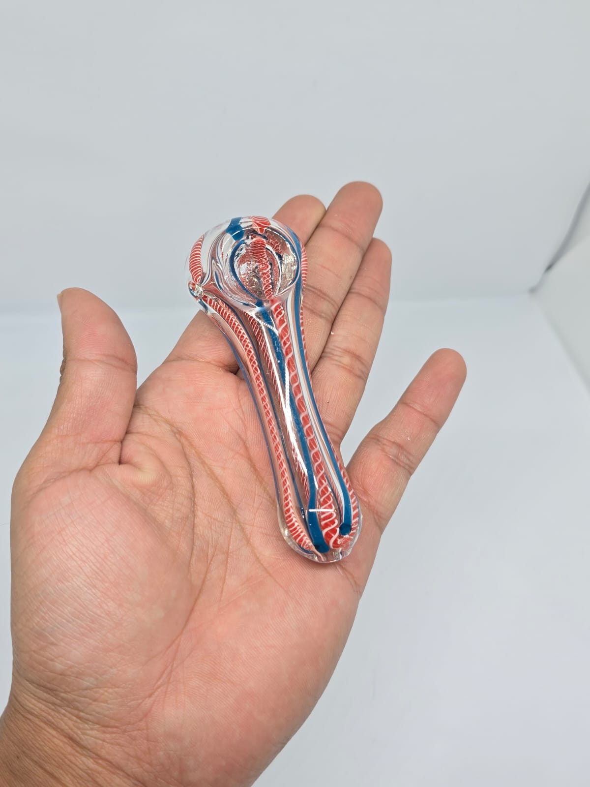 Pipa De Cristal Gruesa Mediana 9cm