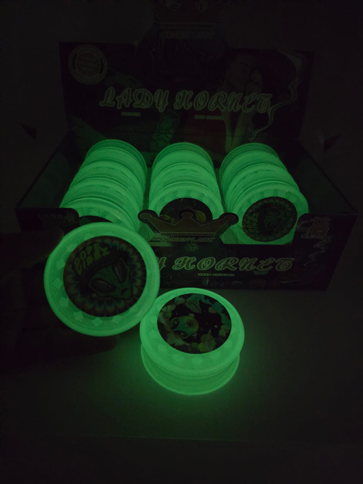 Grinder Fluorescente Plástico