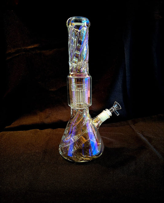 Bong Vidrio Grande Tornasol Percoladores