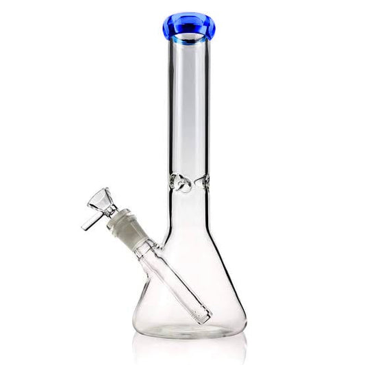 Bong Matraz Transparente Boquilla Color 25cm