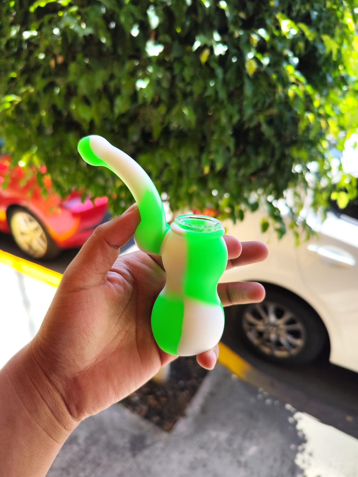 Bubbler Silicon Sencillo Forma de Pera