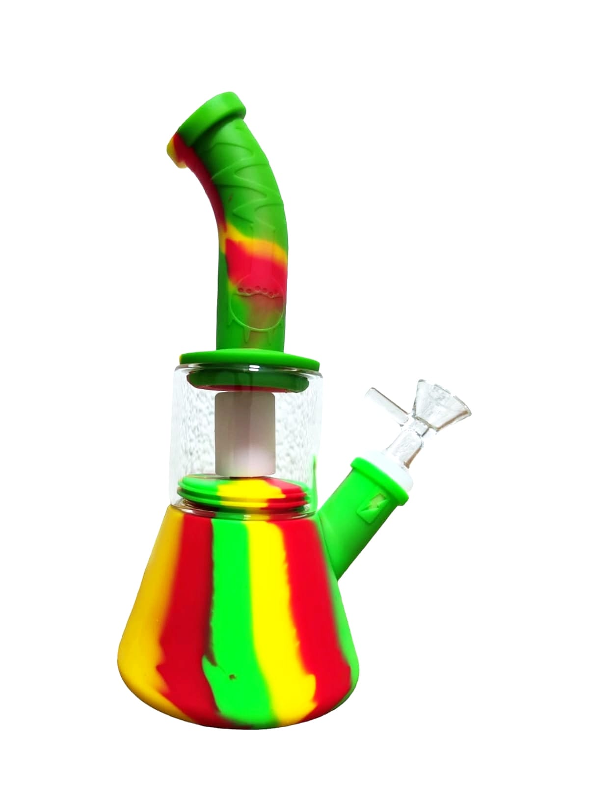 Bong Torre Vidrio Silicon