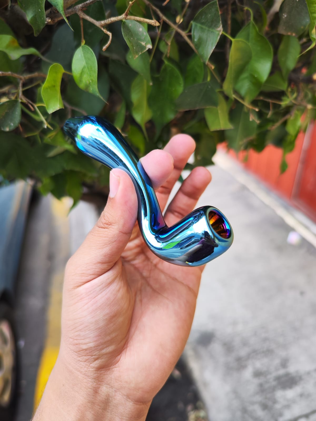 Pipa Tornasol Cristal Tipo Sherlock