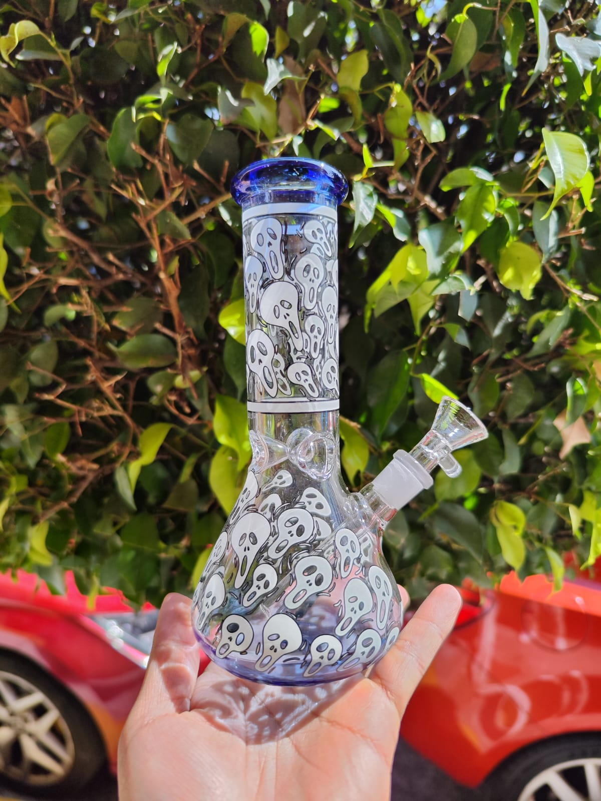 Bong Scream Caras Brillantes Fluoresente