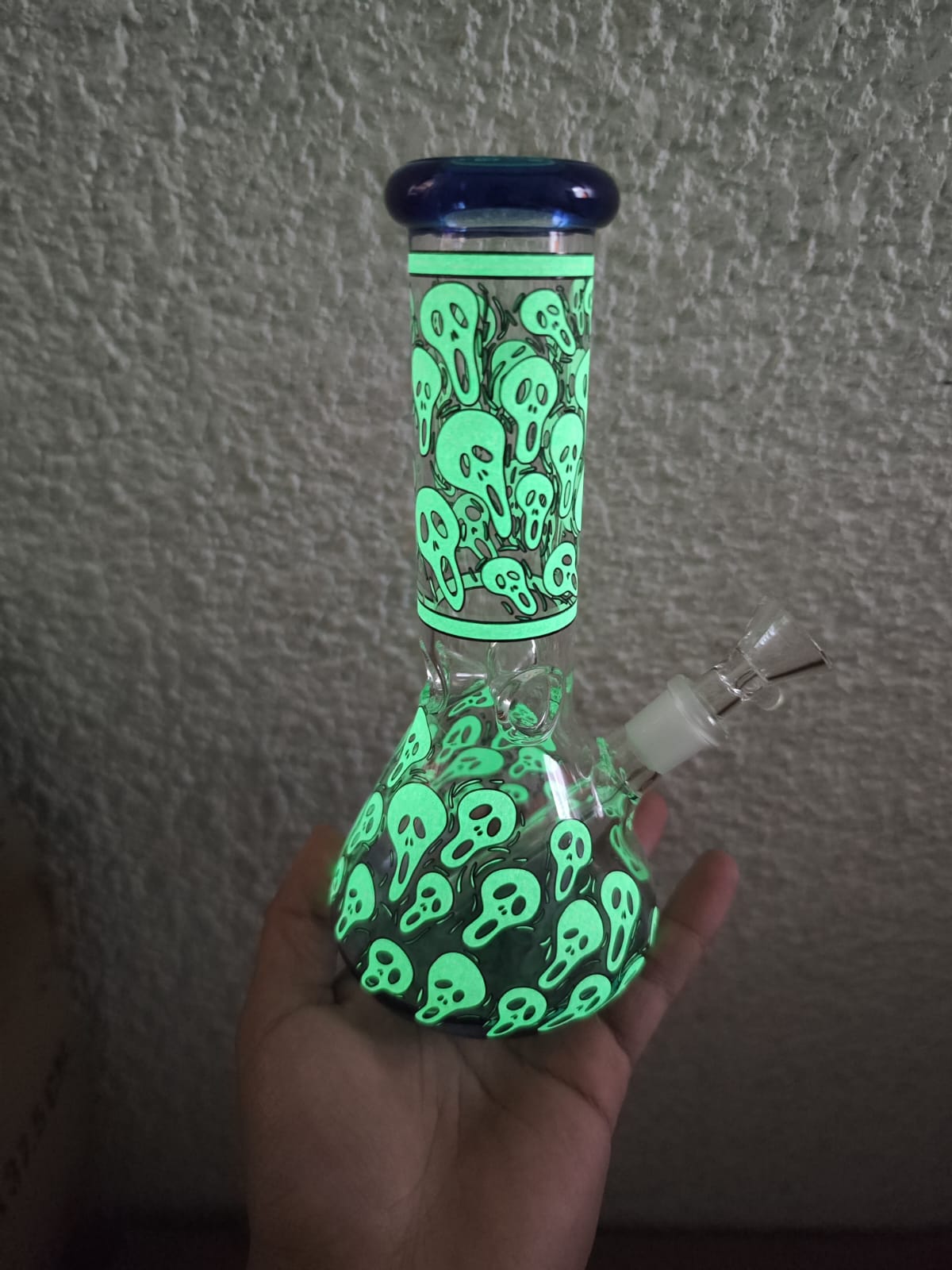 Bong Scream Caras Brillantes Fluoresente