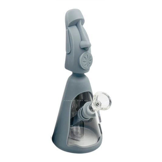 Bong Vidrio con Silicon Moai