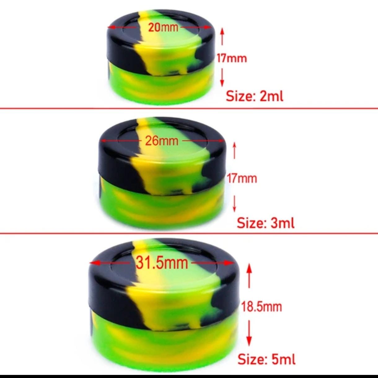 Contenedor Silicon 5ml 1 Pieza