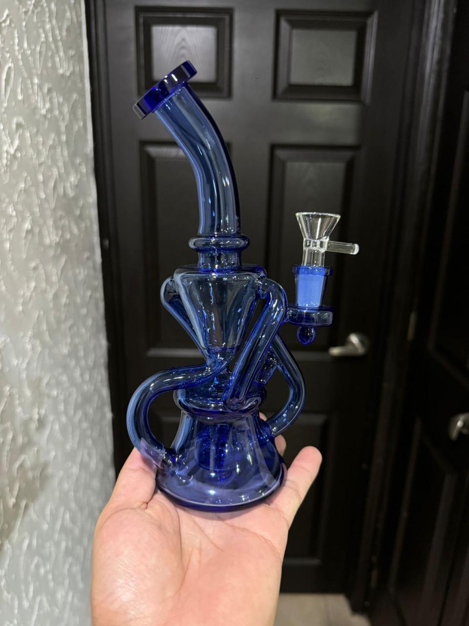 Bong Octopus 25cm Azul