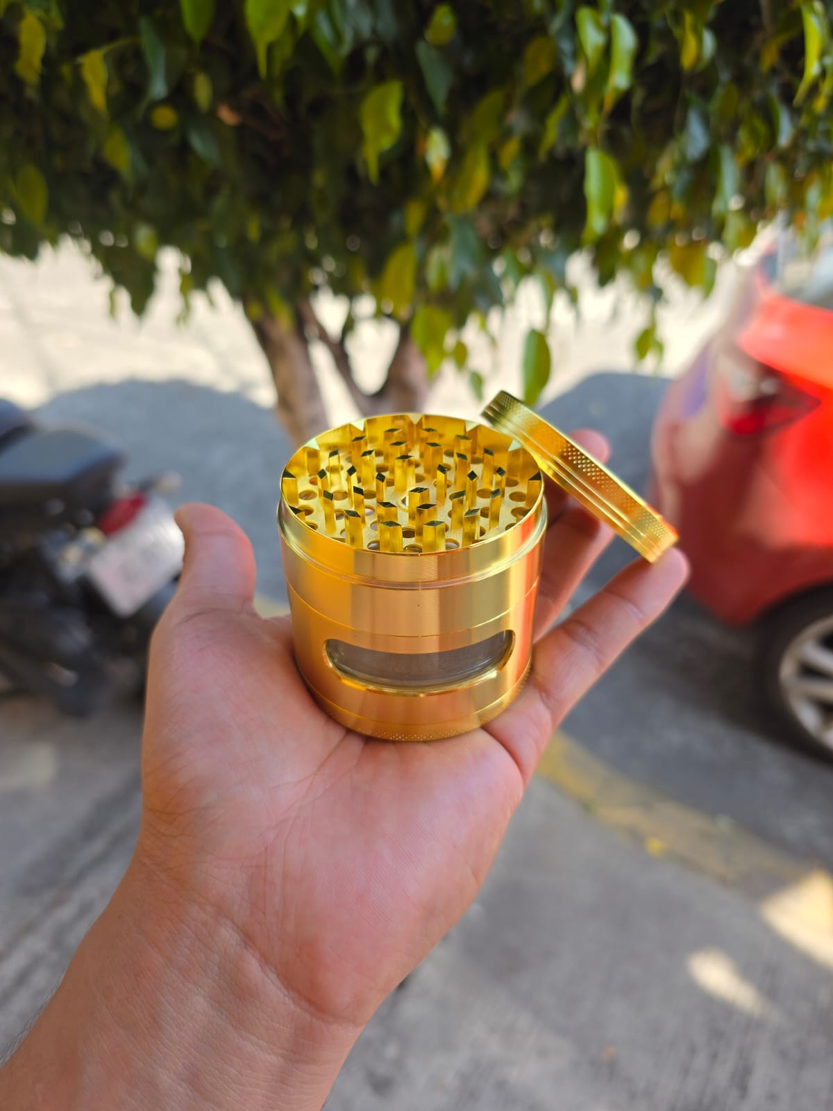 Grinder Metalico 60mm Ventana Intermedia
