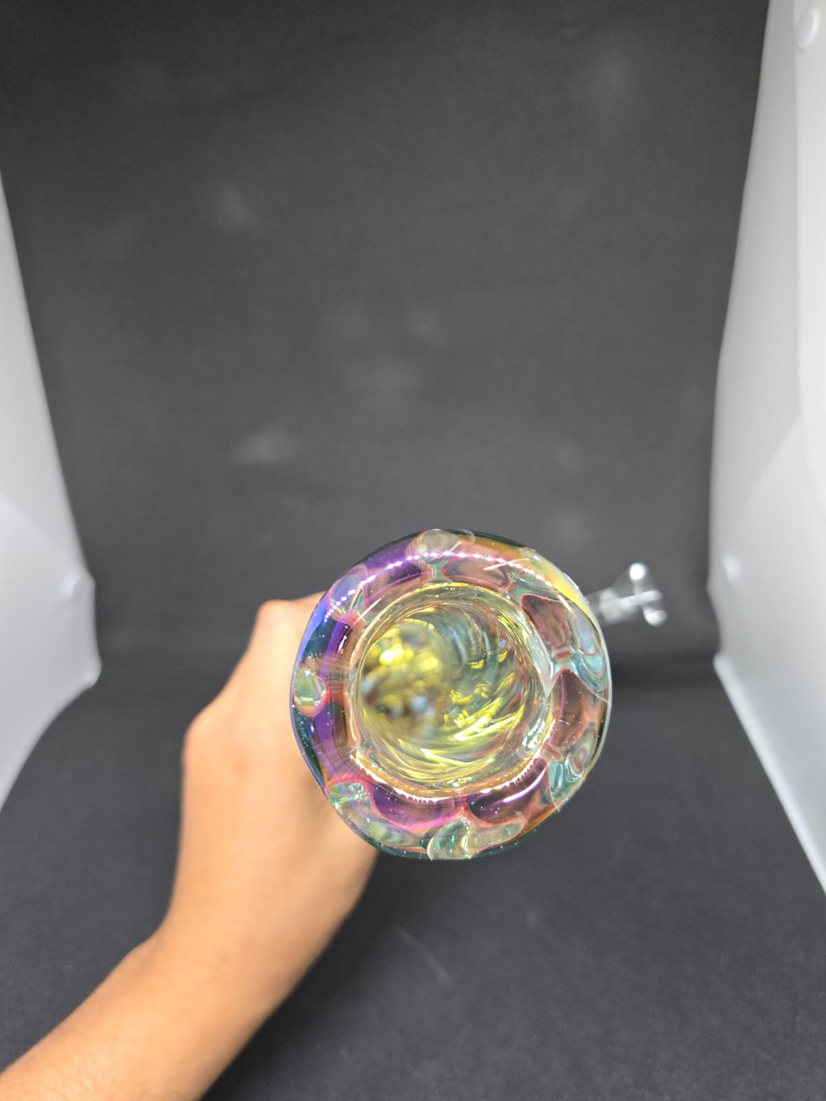 Bong Matraz Trenzado Tornasol 33cm