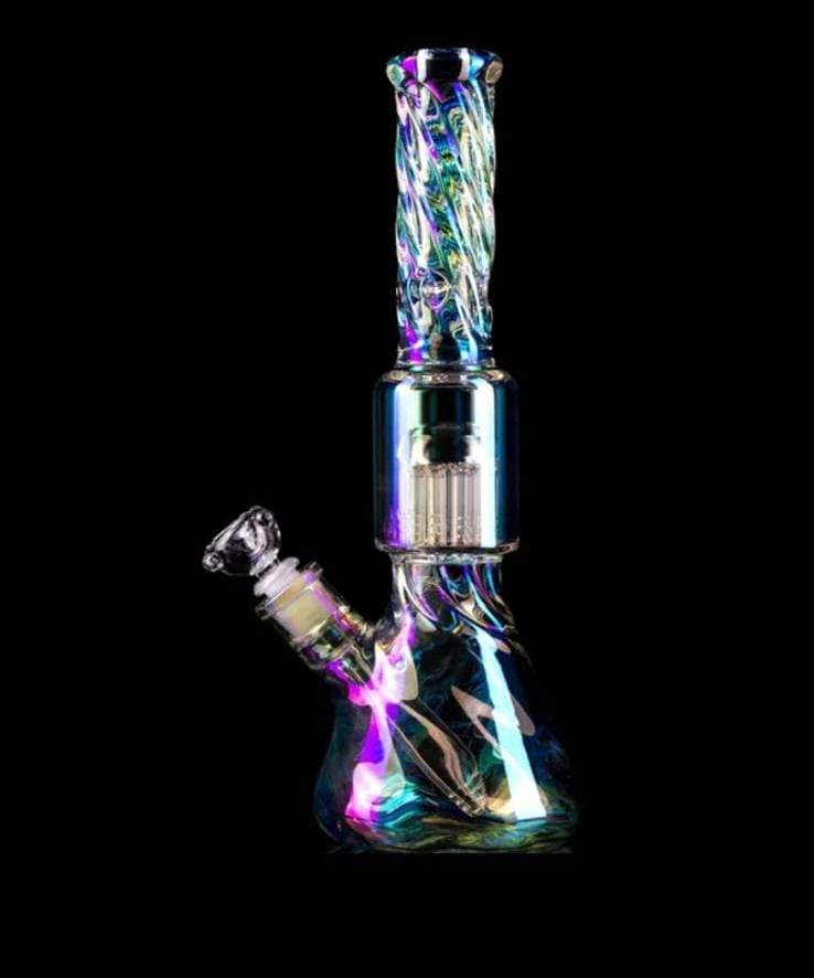 Bong Vidrio Grande Tornasol Percoladores