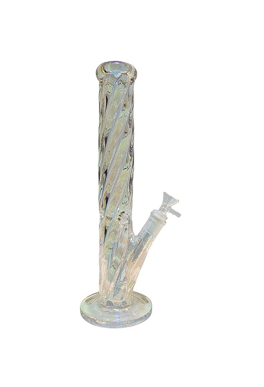 Bong Tubo Recto Tornasol Trenzado 35cm