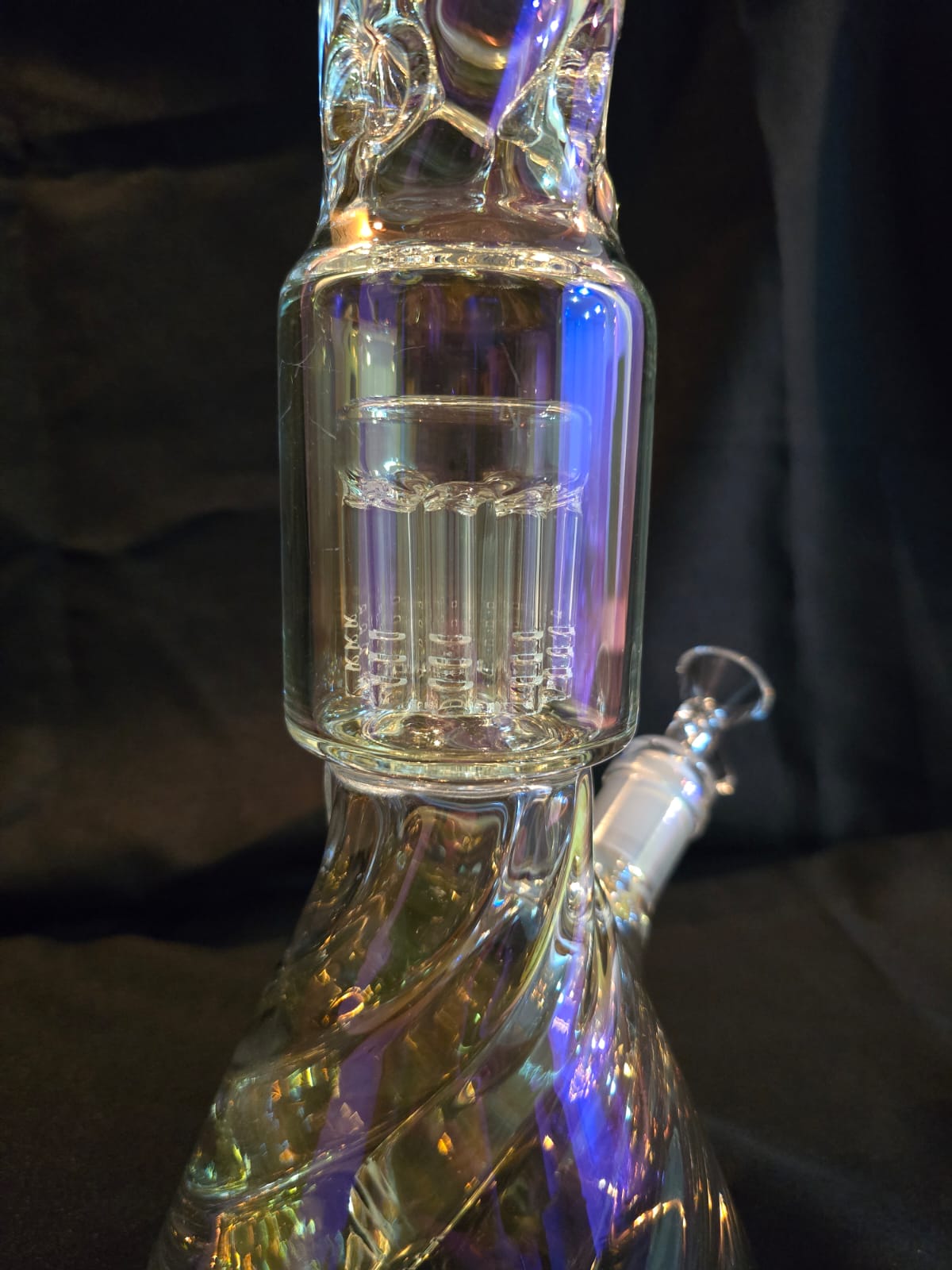 Bong Vidrio Grande Tornasol Percoladores