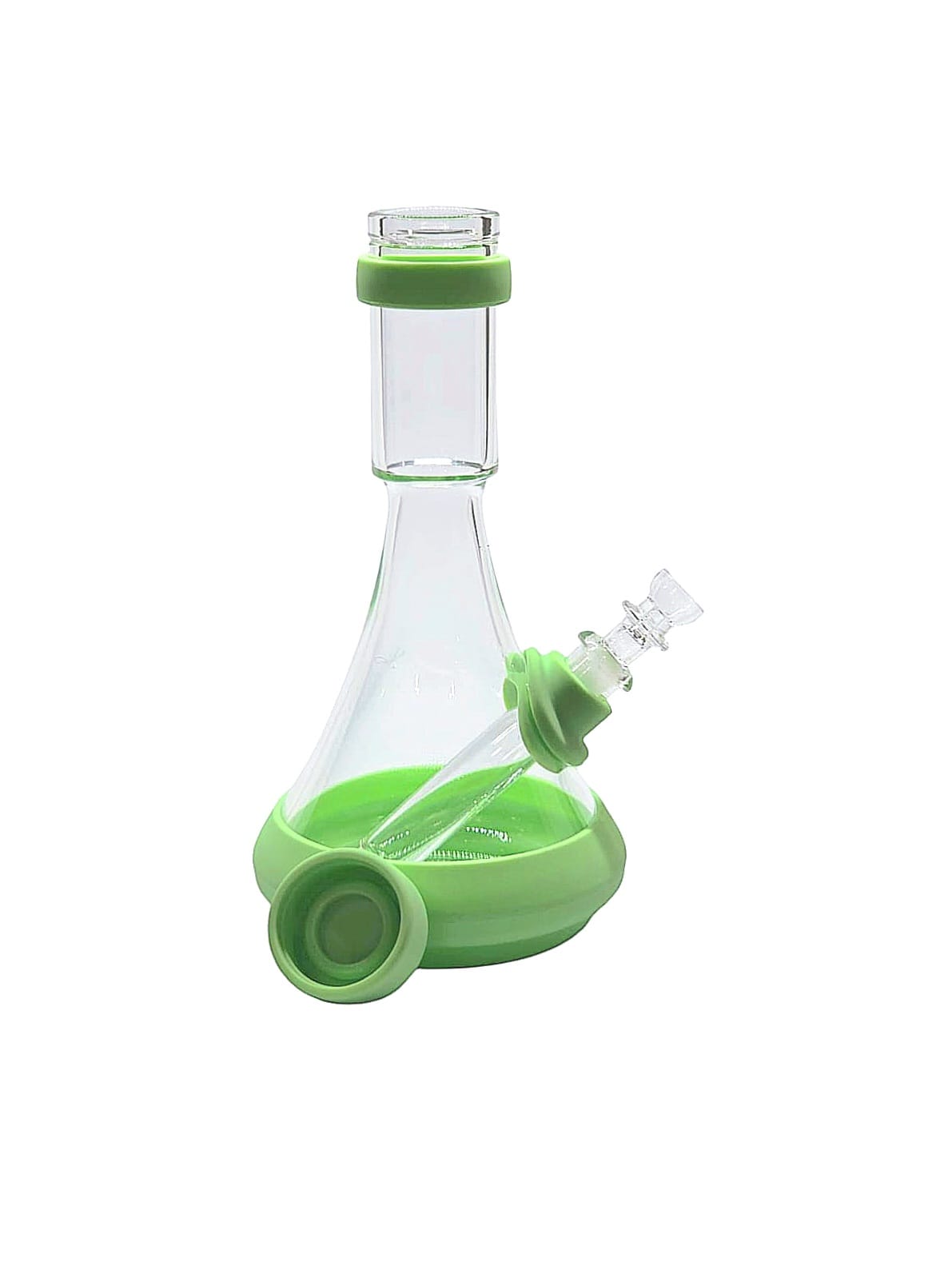 Bong Beaker Vidrio Silicon