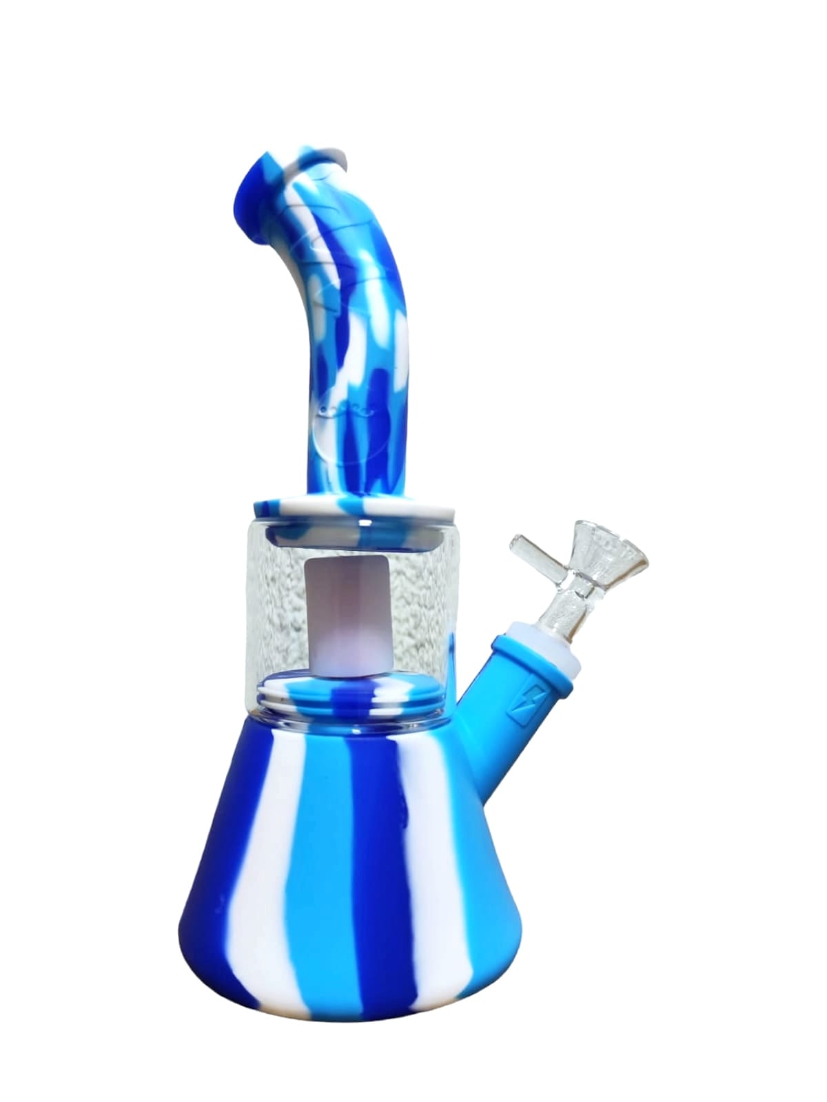 Bong Torre Vidrio Silicon
