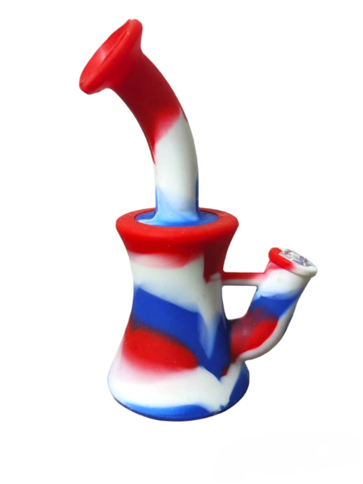 Bong Silicon 16cm con Bowl de Cristal