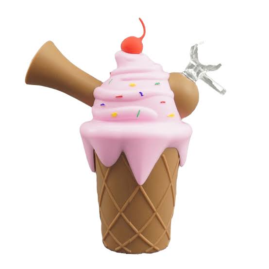 Bong Silicon Forma de Helado