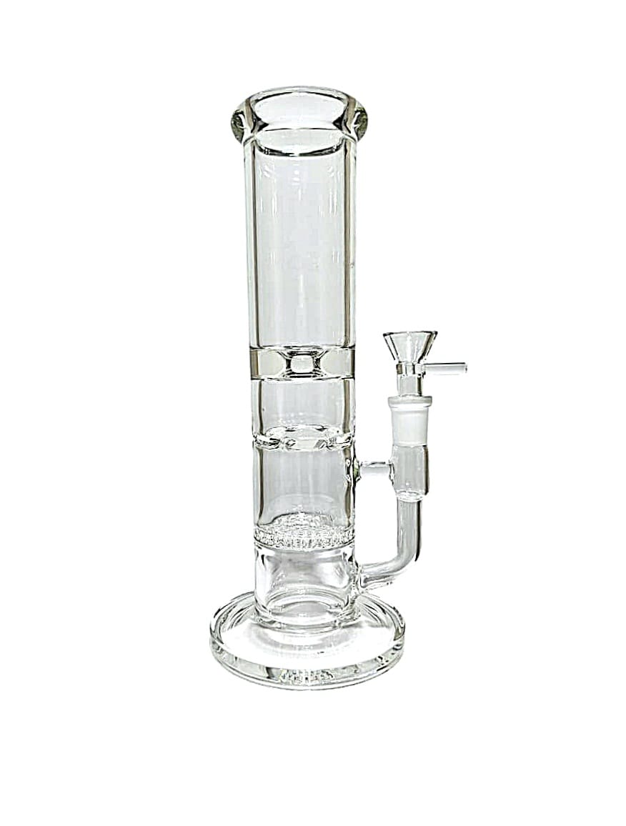 Bong Recto Grueso 25cm Doble filtro