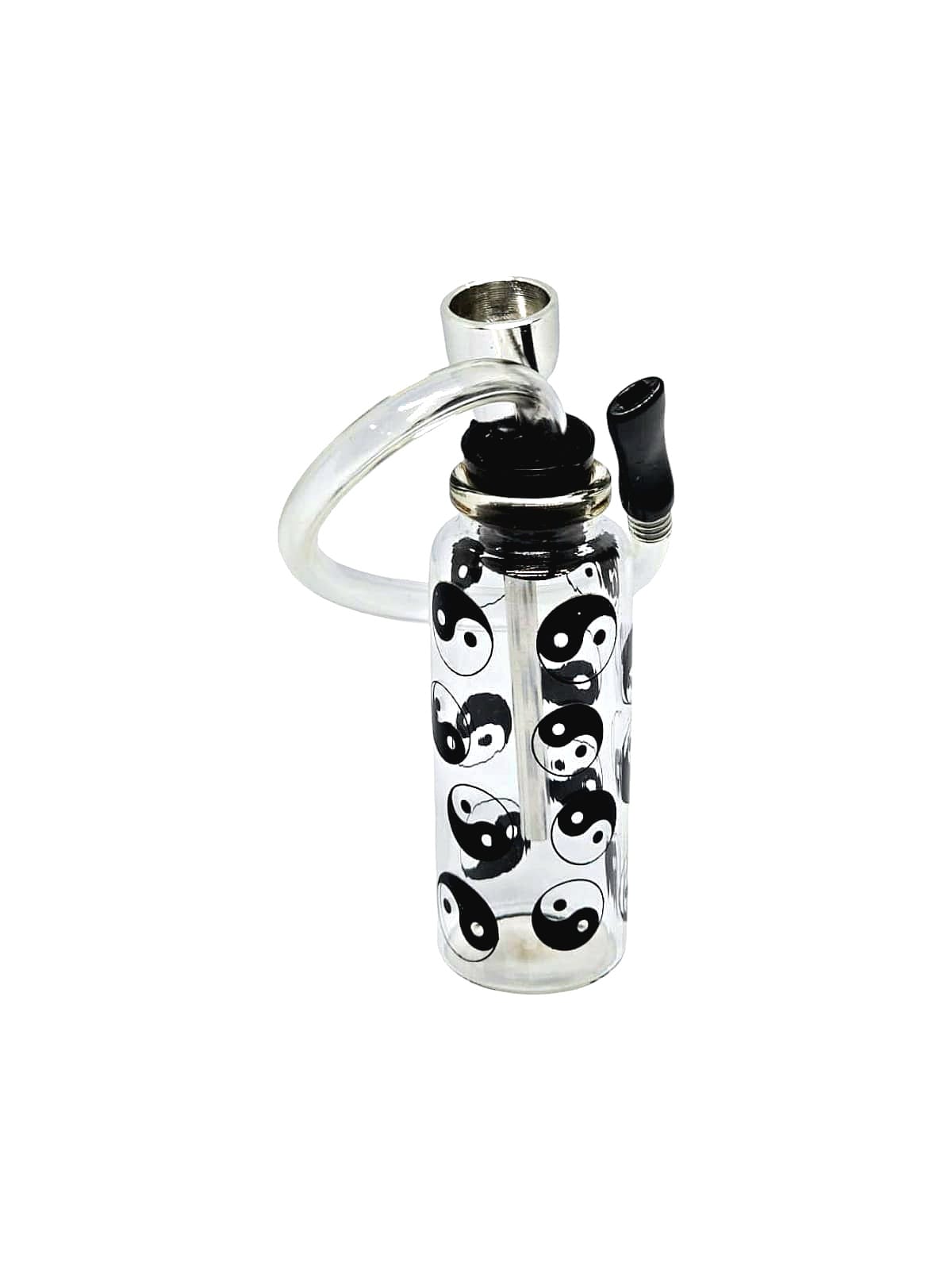 Mini Bong Manguera Transparente con Figuras