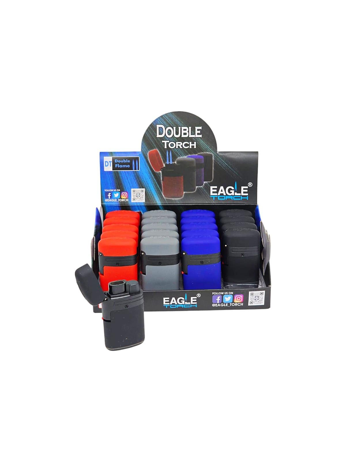 Soplete 2Flamas Eagle Torch Tipo Zippo