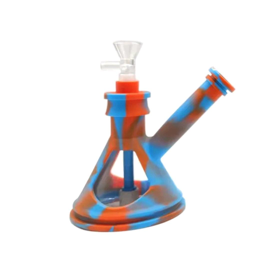 Bong Piramide Silicon Vidrio