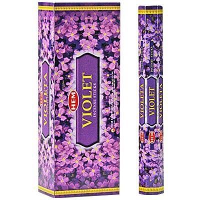 Incienso Violet Hexagonal